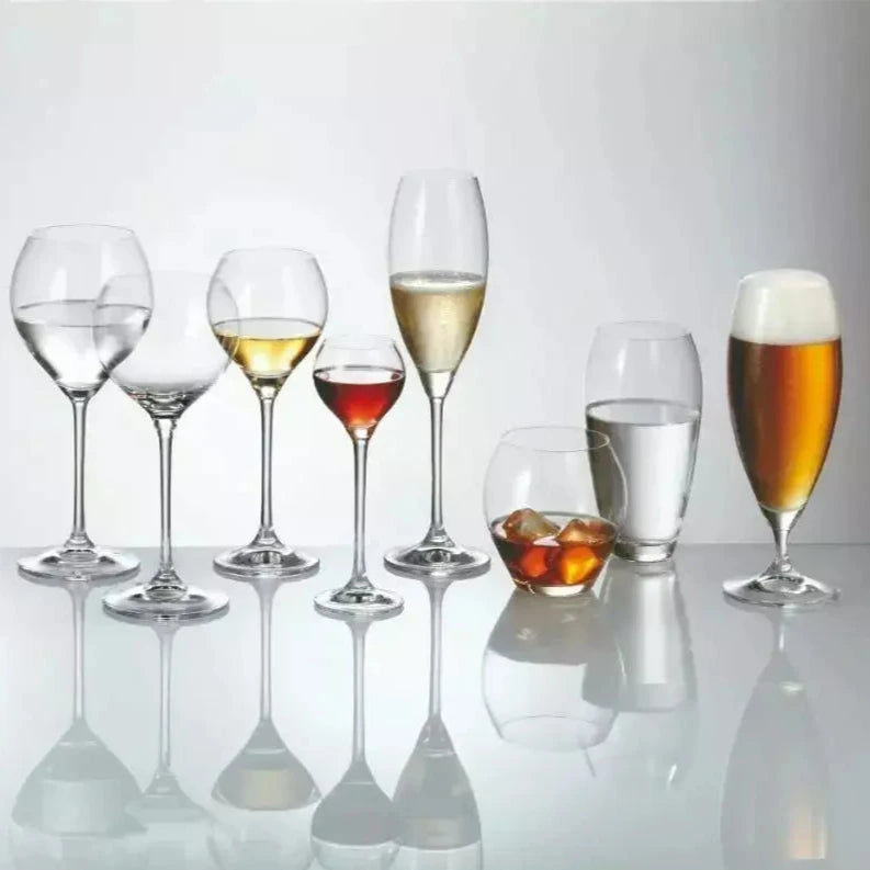 Carduelis - Juego De 6 Vasos De Vidrio