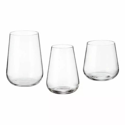 Ardea - Juego De 6 Vasos De Vidrio 470 ml
