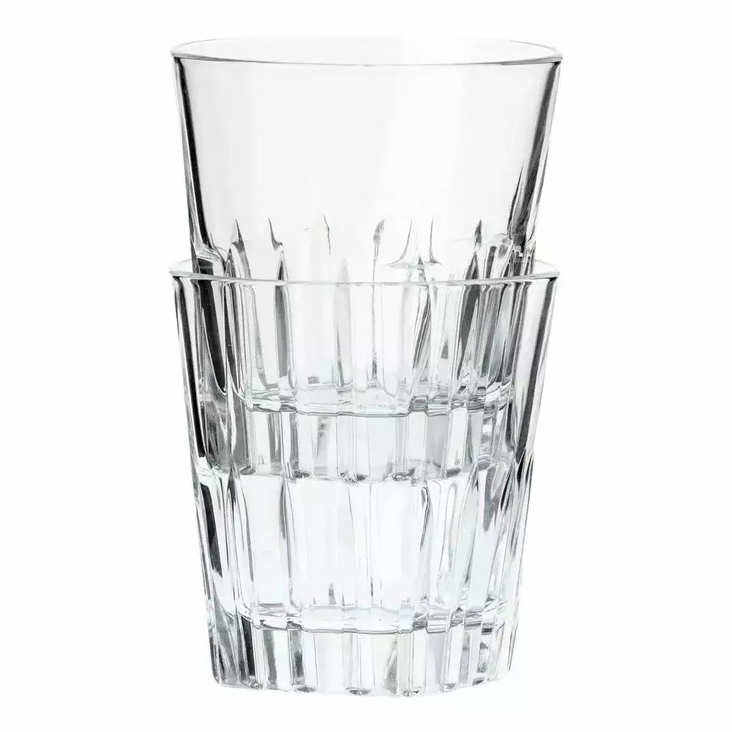 Stepback - Juego de 6 Vasos De Vidrio con Capacidad 360 ml