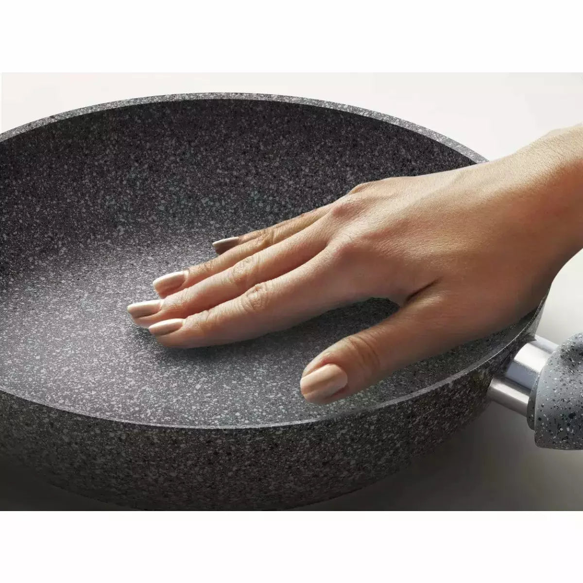 Cuore D Pietra - Sartén Grill Granito Gris 28 cm