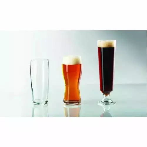 Julius 0.3 - Juego de 6 Vasos Cerveceros de Vidrio.