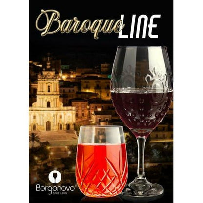 Baroque - Juego De 6 Copas De Vidrio 700 Ml