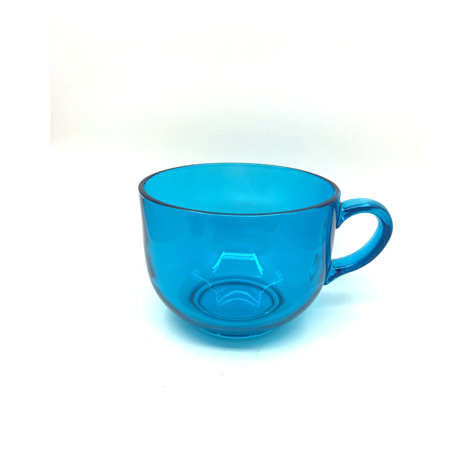 Borgo Tazzota - Juego de 6 Tazas  Jumbo de Vidrio de color .