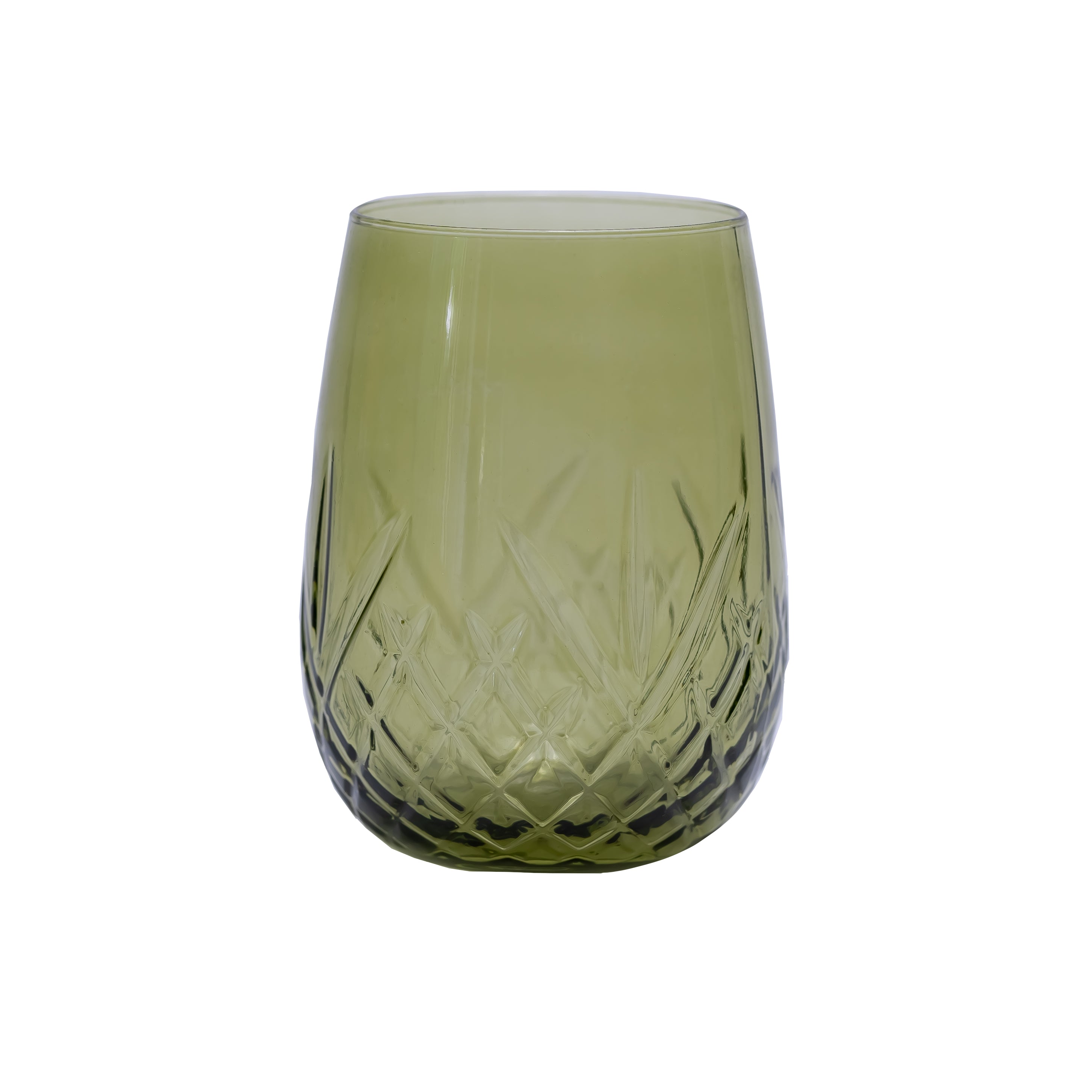 Rococo Colors - Juego De 6 Vasos De Vidrio Pintado