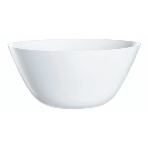 Luminarc Zelie - Cuenco de 24 cm Bowl Ensaladera De Vidrio Opal Moderno